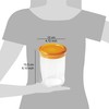 Omada Design jar in Plastic with a Plastic Closing Cap,