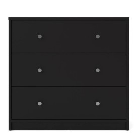 Tvilum Portland 3 Drawer Chest in Black