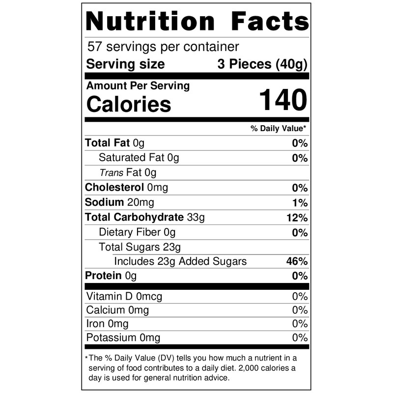 SweetGlob Assorted Gummy Drops Candy (Assorted Giant Gum Drops, 5