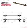 Decoranddecor Verna Traditional T-bar Antique Style Cabinet Pulls Drawer Handles