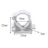 50Pcs 16mm / 0.63" Pipe Clamps Fix Support PVC Water
