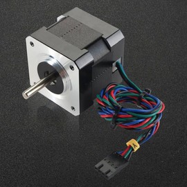 FYSETC Prusa i3 MK3 MK3S+ X-Axis Step Motor NEMA17 42-40 Motor 2 Phase 1.8° Shaft 20mm with 350mm/13.7inch Integrated Connecting Wire for Prus i3 MK2 MK52 MK3S X Axis 3D Printer Parts or CNC Machine