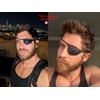 Eye Patch, Mesh, Aero, See Through, Black, Concave, Breathable Fabric,
