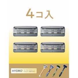 Schick Hydro 5 Natural Replacement Blades (Pack of 4) for Shaving Razor