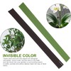 10Pcs Plant Support Stakes with 15 Pcs Plant Clips, Plant
