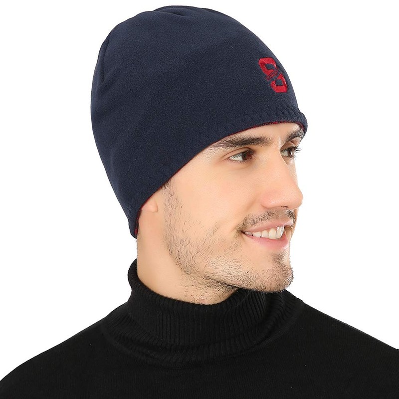 DOANNOTIUM - Gorro de Punto para Hombre, diseño de Calavera,