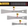 Titan 17007 3-Piece Stainless Steel Pry Bar Scraper Set