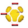 5-PC Triple Density CE Removable Armor For Motorcycle Street Biker