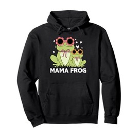 Best Frog Art Mama Frog Animal Frog Lovers For Girl Women Pullover Hoodie