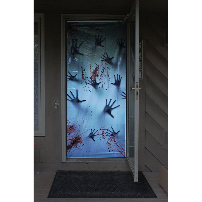 JOYIN Joiedomi Halloween Haunted House Decoration Window Door Cover Zombie