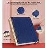 Spiral Notebook Journal 8.5” x 11”, 300 Pages Hardcover Leather