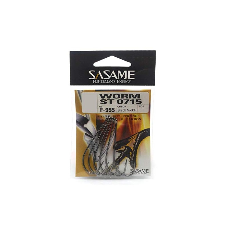 Sasame FTM Fishing Tackle Max Worm ST 0715 Size 3/0