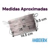 Ambiderm 250 Cubre Bocas Tricapa Infantil Niños Termosellado