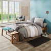 Erwin Müller Seersucker Bed Linen Grey Size 135 x 200