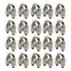 Copeflap Wire Clips, 20 Pieces Wire Fasteners, Cable Fasteners, Stainless
