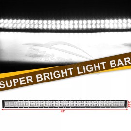 21ST Roof 50" Combo Cruved LED Light Bar Wire Switch Kit For 2006-2010 Hummer H3 H3T