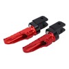 Motorcycle Front Footrests Aluminium Alloy Anti Slip Replacement for MV