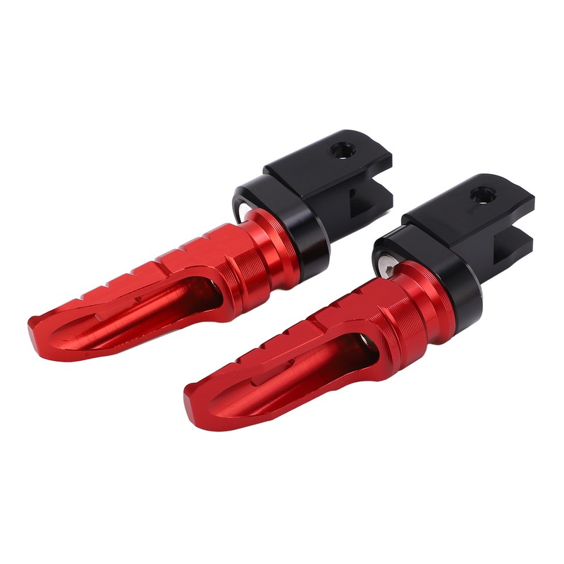 Motorcycle Front Footrests Aluminium Alloy Anti Slip Replacement for MV