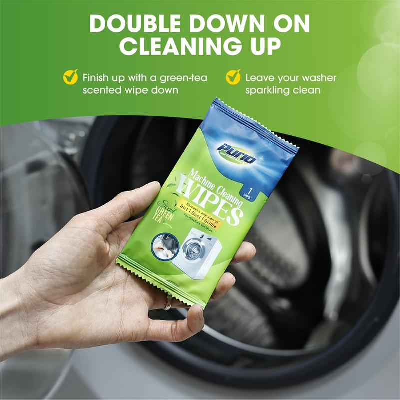 Purio Washing Machine Cleaner Tablets 24-Ct Deep Cleaning Formula Washer