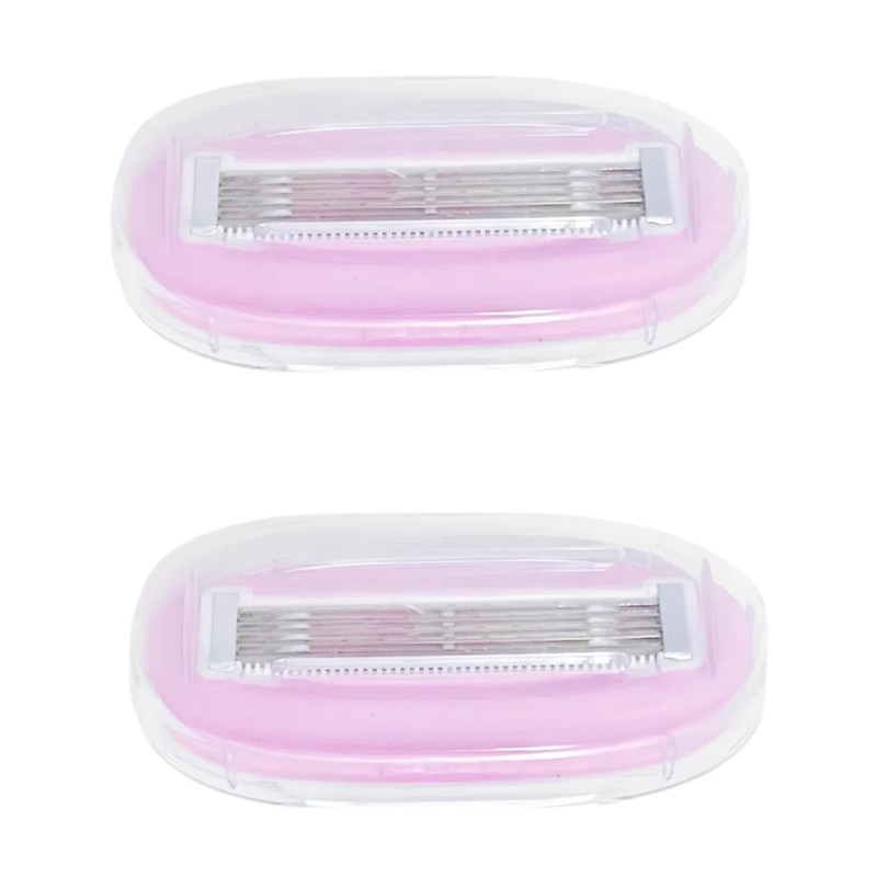 KERURU Razor Replacement Blades for Women, 5 Blades, Moisturizing Aloe