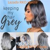 (ASH GREY)VIKADA lock Colour Shampoo 300ml (Hair Color Shampoo) lock