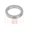 F FIERCE CYCLE Motorcycle Exhaust Pipe Seal Metal 24 mm