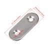 Rdexp 10Pcs Stainless Steel Flat Corner Brace Brackets Mending Plates