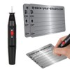 Save-Your-Bitcoins Private Key - Recovery Metal Plate Stainless Steel (V4A)