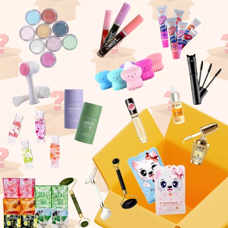 Mafab Caja Sorpresa Misteriosa Cosmeticos Maquillaje 20 Pz
