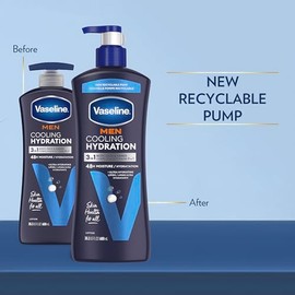 Vaseline Men Healing Moisture Body Lotion Cooling 20.3 oz