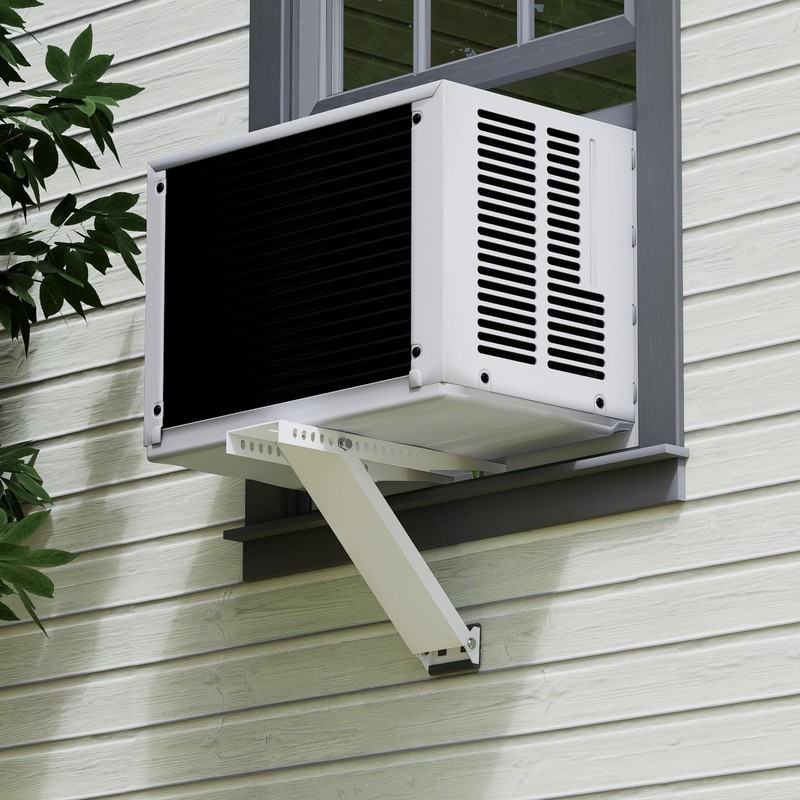 Memrita Window Air Conditioner Bracket, Universal Window AC Support Bracket,