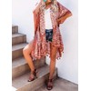 Breezy Lane Kimono Cardigan for Wmen Beach Coverup Bathing Suit