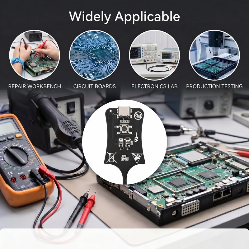 Type-C Inductance Tester Motherboard Coil Tester, in-Circuit Electromagnetic Inductance Tool
