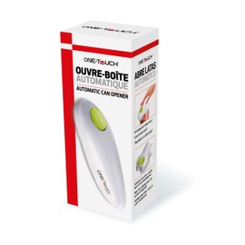 ONE TOUCH Electric Can Opener KC08 - Free Yourself From Unnecessary Effort - Easy Press to Open Your Cans Safely