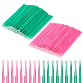 200 Pcs Sewing Machine Cleaning Brushes Tool Kit, Disposable Bendable Pointed Tips Clean Sticks Multi-Purpose Long-Handled Cleaning Swabs for Makeup Cleaning Charging Port Sewing Machine Paint