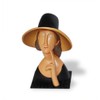 Skulpturen Amedeo Modigliani Jeanne Hebuterne Thoughtful Woman with Hat Plastic