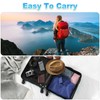 PATIKIL Camera Battery Pouch Case, 4 Pocket Nylon DSLR Battery