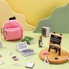 Xinzistar 16pcs Doll School Supplies 1:12 Scale Doll Accessories Mini