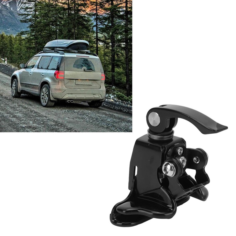 Radio Antenna Mount Bracket 180° Rotatable Stainless Steel Rustproof Black