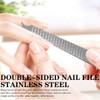 10 Pack Nail File Set Stainless Steel Double Side Nail