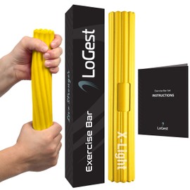 Logest X-Light - Barras para ejercicios de mano, codo de tenis, codo de golfista, tendinitis, muñeca, antebrazos, barra terapéutica de terapia para aliviar el dolor de brazos y muñecas
