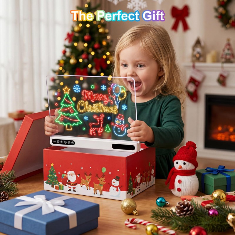 Rechargeable LED Drawing Board for Kids: 20 Hour Battery Life