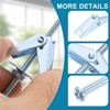 sourcing map Toggle Bolt Wing Nut Assortment Kit, 30 Sets