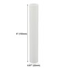 Creative Hobbies® 6" White Plastic Candle Covers Sleeves Chandelier Socket