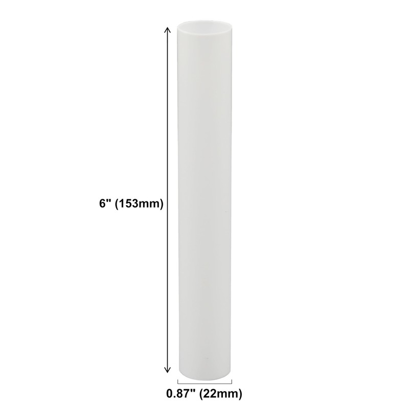 Creative Hobbies® 6" White Plastic Candle Covers Sleeves Chandelier Socket