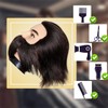 Eumos Mannequin Head, Male Mannequin Head with Human Hair 12''