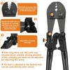 TooTaci Wire Rope Crimping Tool Kit, Include 14 inch Swaging
