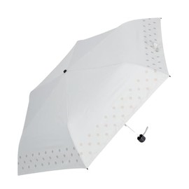 Moonbat (Cool UV) Parasol, Folding Umbrella, 99% Light Shading Ratio, 99% UV Protection, Heat Shielding Effect, Large Size 82261, 82271, 82281, white (off-white), 55 cm