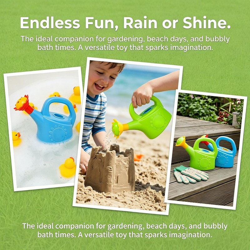 Kids Watering Toy 2PCS Chicken Sprinkler Kettle Plastic