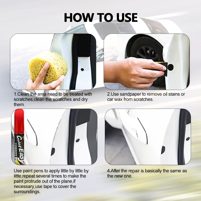 Car Paint Pen, Repair Brush for Scratches, Car Paint Repair